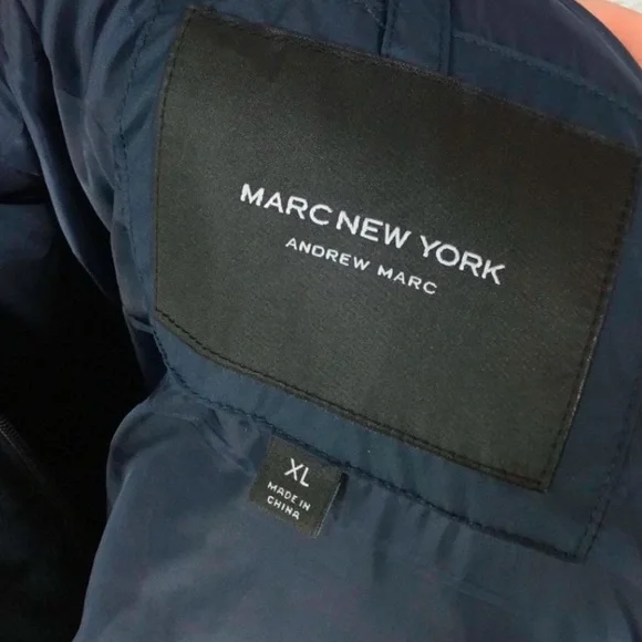 NWT Marc New York Andrew Marc Carlton Matte Down Packable Hood Puffer Jacket XL